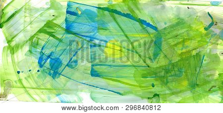 Alcohol Ink Multicolor Texture. Fluid Ink Abstract Background. Art For Design