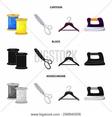 Vector Design Of Craft And Handcraft Sign. Collection Of Craft And Industry Stock Vector Illustratio
