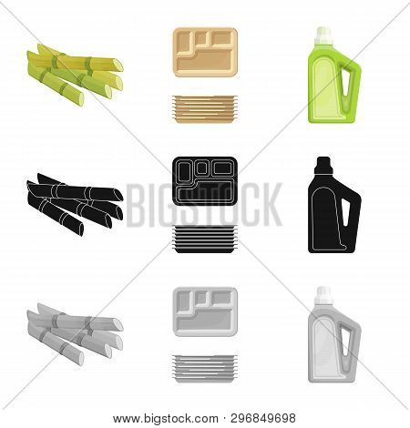 Vector Illustration Of Farm And Agriculture  Logo. Set Of Farm And Technology Vector Icon For Stock.