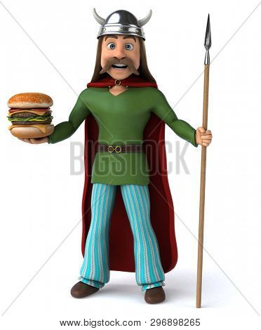 Fun Gaul - 3D Illustration