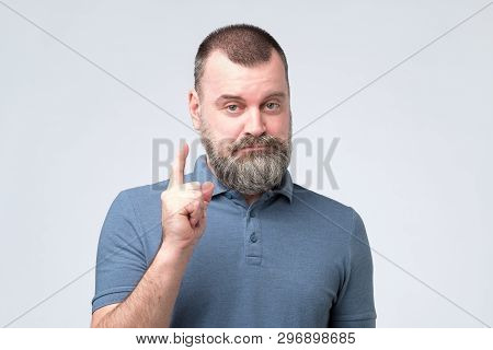 Bearded Man Confirms To Listen His Advice.