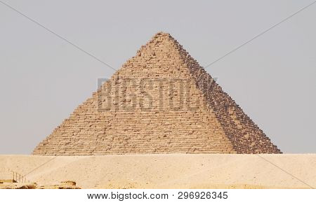 The Pyramid Of Micerinos In Cairo, Egypt