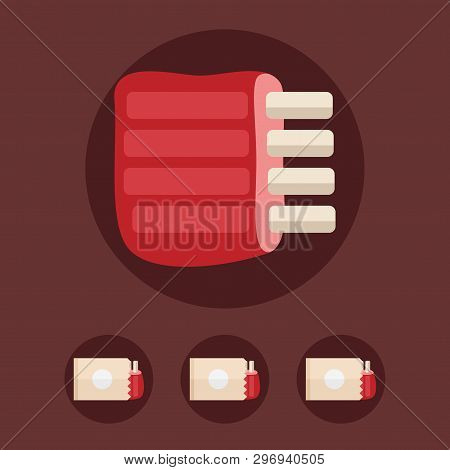 Beef Vector Illustration For Butchery Or Menu