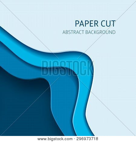 Paper Cut Vector Abstract Background