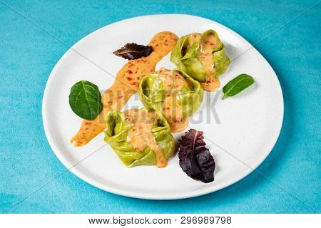 Manti is a type of dumpling popular in most Turkic cuisines,