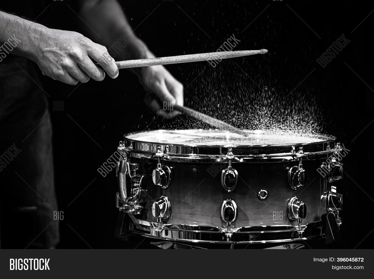 Drum Sticks Hitting Image & Photo (Free Trial) Bigstock