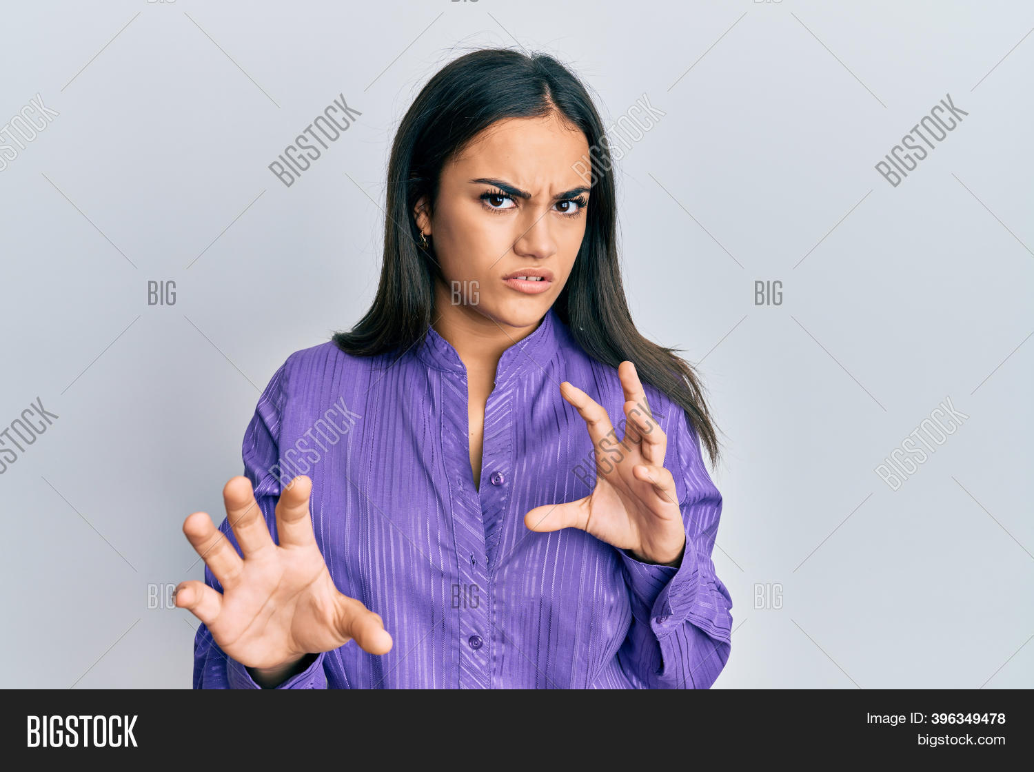 Young Brunette Woman Image Photo Free Trial Bigstock
