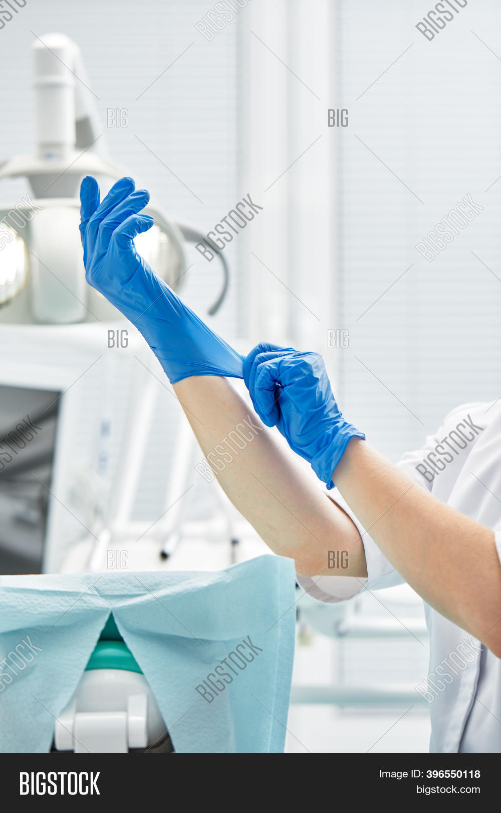 Female Dentist Puts On Image & Photo (Free Trial) Bigstock