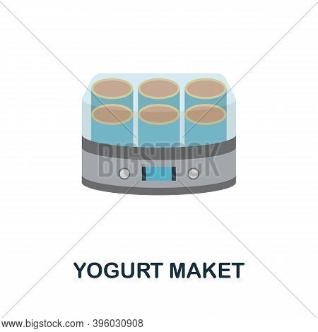 Yogurt Maket Icon. Simple Element From Kitchen Appliances Collection. Creative Yogurt Maket Icon For