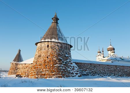 Kind on the Solovetsky monastery. Russia