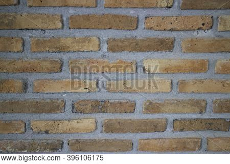 Brick Wall Background And Texture With Copy Space Stock Photo