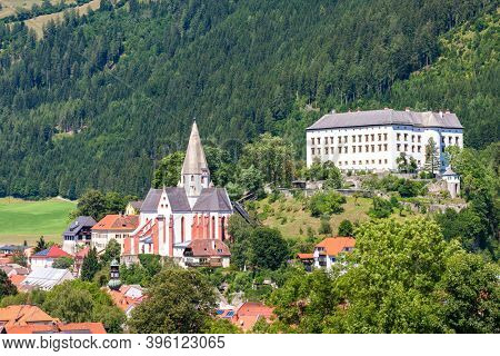 Obermurau castle in Murau, Styria, Austria