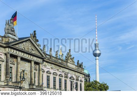 Berlin, Germany - October 27, 2014: Text Fridericus At The German Historic Museum, A Historic Buildi