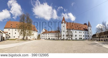 Ingolstadt, Germany - April 6, 2019: New Castle In Ingolstadt In Bavaria, Germany.