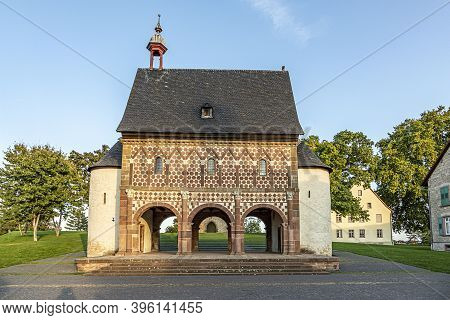 Lorsch, Germany - September 20, 2020: King's Hall Of The Famous Lorsch Monastery At Lorsch In Hesse,