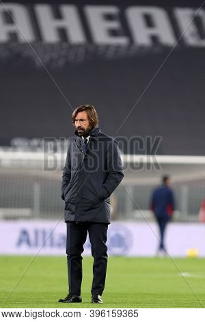 Torino, Italy. 21th November 2020. Andrea Pirlo , Head Coach Of Juventus Fc, During The Serie A Matc