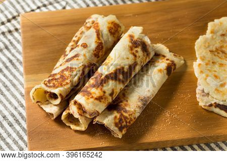 Homemade Norwegian Potato Lefse Flatbread