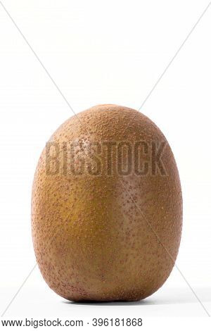 Kiwi Fruit Isolated On White Background. Exotic Fruit On White.