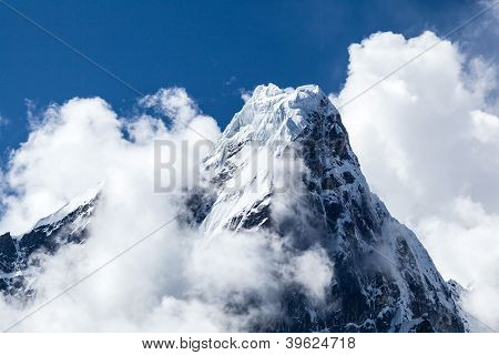 Himalaya Mountains Landscape In Nepal