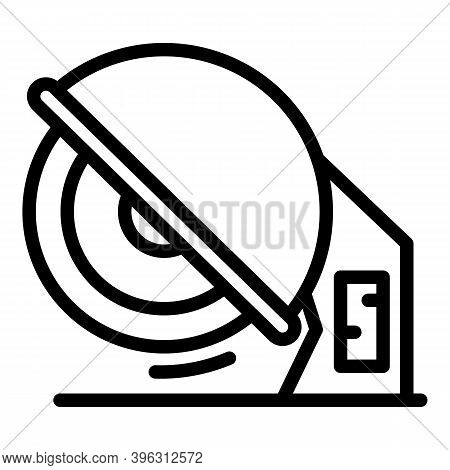 Sanding Grinding Machine Icon. Outline Sanding Grinding Machine Vector Icon For Web Design Isolated 