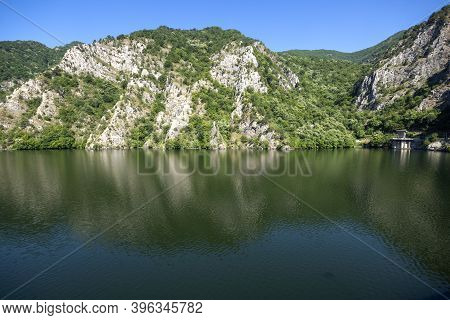 Summer Ladscape Of Krichim Reservoir At Rhodopes Mountain, Plovdiv Region, Bulgaria