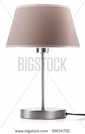 Stolní lampa izolované na bílém