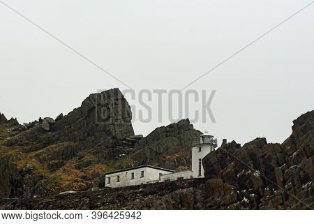 1820-1826, Two Lighthouses Were Built On The Great Skellig, Also Called Skellig Michael. However, Th