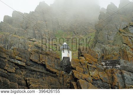 1820-1826, Two Lighthouses Were Built On The Great Skellig, Also Called Skellig Michael. However, Th