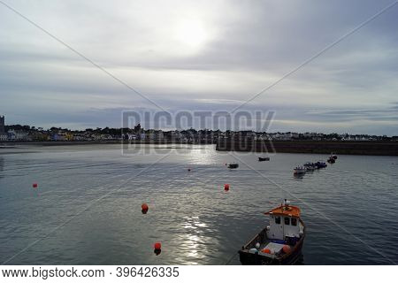 Sunset In The Harbour Of Donaghadee Northern Ireland