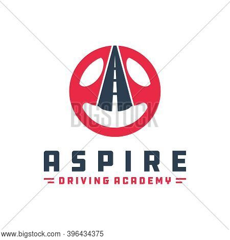 Modern Logo Design Of Driving Training Car