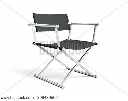 Cinema Industry Concept. Directors Chair 3d Render