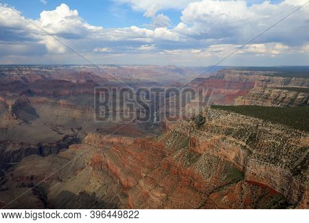 Rockformation In Grand Canyon National Park. Arizona. Usa