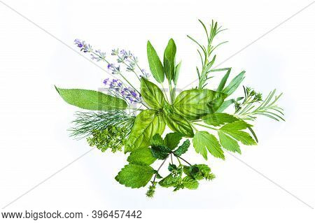 Combination Of Flavoures And Tastes In Unusual Herbal Bouquet