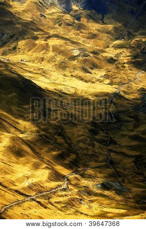 Alpine landskab i Cordiliera Huayhuash, Gennemlæsning, Sydamerika