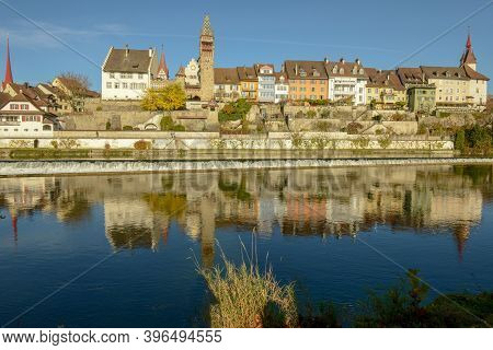 The Historical Town Of Bremgarten On