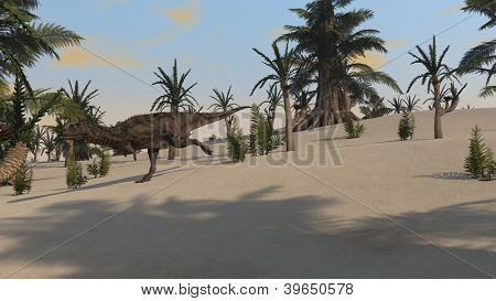 lovecké majungasaurus