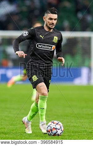 Krasnodar, Russia - November 24, 2020: Remy Cabella Of Fc Krasnodar In Action During The Uefa Champi