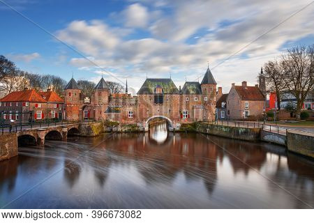 Amersfoort, Netherlands at the historic Koppelpoort in the afternoon.