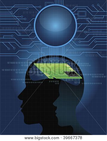 Computer Chips In Human Head
