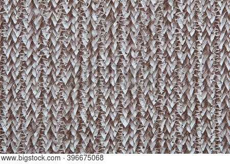 Fabric Plot White And Brown Background Texture