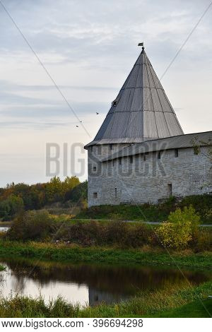 Ancient Historical Old Ladoga Fortress Or The Fortress Of Ladoga, Also Known As The Staroladozhskaya
