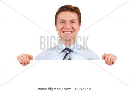 사본-공간에 대 한 화이트 보드를 들고 자신감 사업가