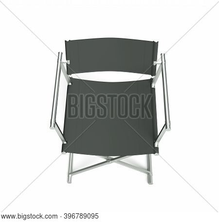 Cinema Industry Concept. Directors Chair 3d Render