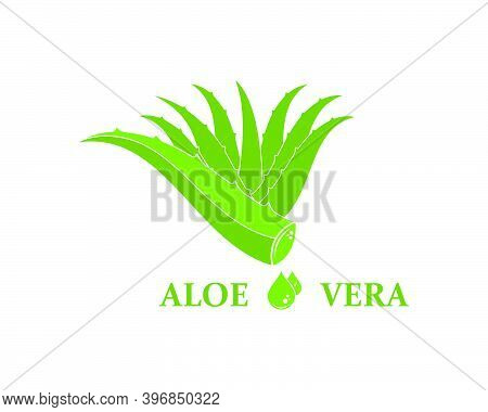 Aloevera Logo Icon Vector Illustration Design