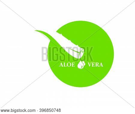 Aloevera Logo Icon Vector Illustration Design