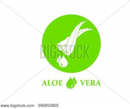 Aloevera Logo Icon Vector Illustration Design