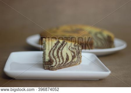 Zebra Cake, A Cake With Pattern Similar To Zebras