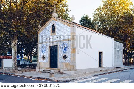 Porto, Portugal - October 2, 2018: Chapel Of Our Lady Mother Of Men (capela De Nossa Senhora Mae Dos