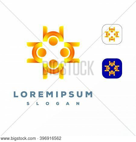 Colorful Abstract Logo Design Vector Template Easy To Use