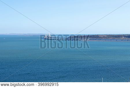 Kerch, Crimea - September 16, 2020: Beautiful Summer Landscape With Views Of The Sea And The Crimean